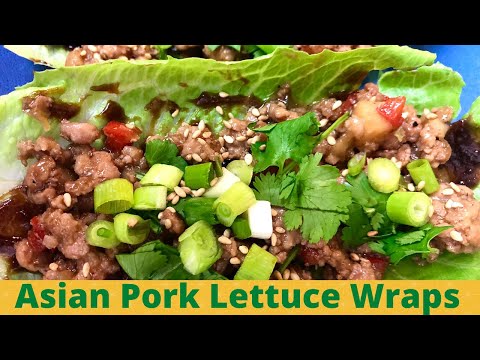 Asian Pork Lettuce Cups | Easy Pork Lettuce Wraps