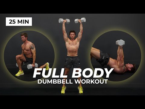 25 Minute Full Body Dumbbell Workout for Busy People