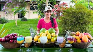 Os melhores Drinks sem álcool para o seu réveillon em família, feito com frutas frescas