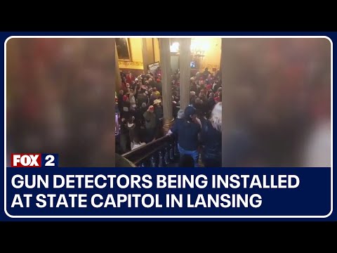 Gun detectors being installed at State Capitol in Lansing