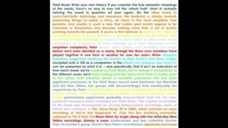 Field Music - Feeding The Birds