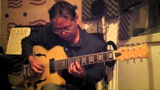 Limelight by Charlie Chaplin (Chet Atkins based arrangement), Ric Ickard, 7 string guitar