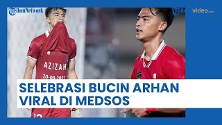 Selebrasi 'Bucin' Pratama Arhan untuk sang Istri Viral di Medsos, Ekspresi Azizah Langsung Disorot