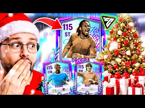 2x 115 OVR!!🎄CRAZY Christmas Pack Opening in FC Mobile! 🎄🔥