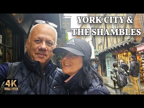 York City Centre | The Shambles | York Minster | York, England | 4K
