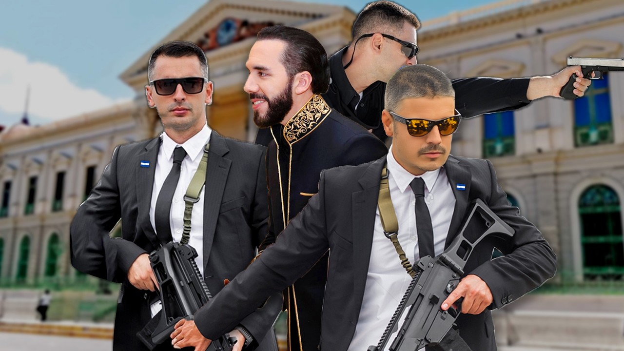 Así cuidan a NAYIB BUKELE...