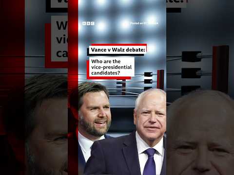 Watch the video | Tim Walz and JD Vance will debate on Tuesday in New York City. #USElection #BBCNews