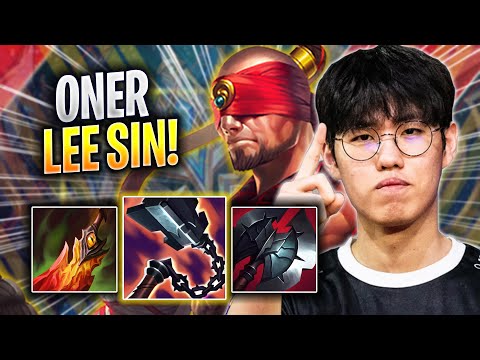 ONER DESTROYING WITH LEE SIN! - T1 Oner Plays Lee Sin JUNGLE vs Rengar! | Season 2023