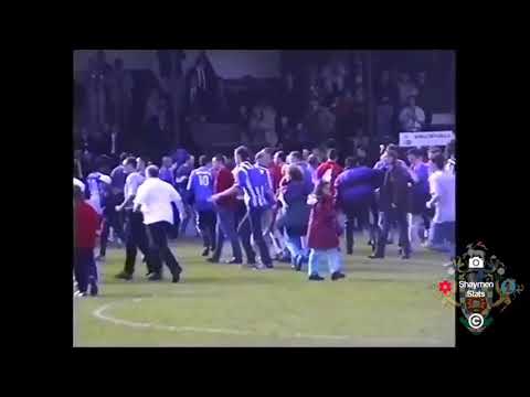 2nd May 1998: Town Fans on the pitch vs Welling United