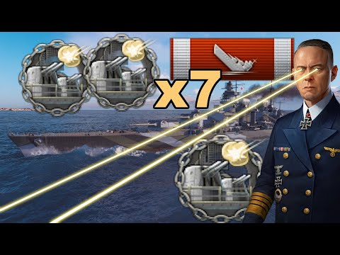 Schlieffen for 7 SHIPS DOWN and good MainGUN damage