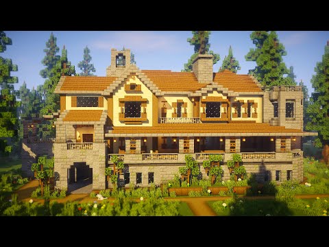 Minecraft: How to Build a Large Survival House Tutorial #11