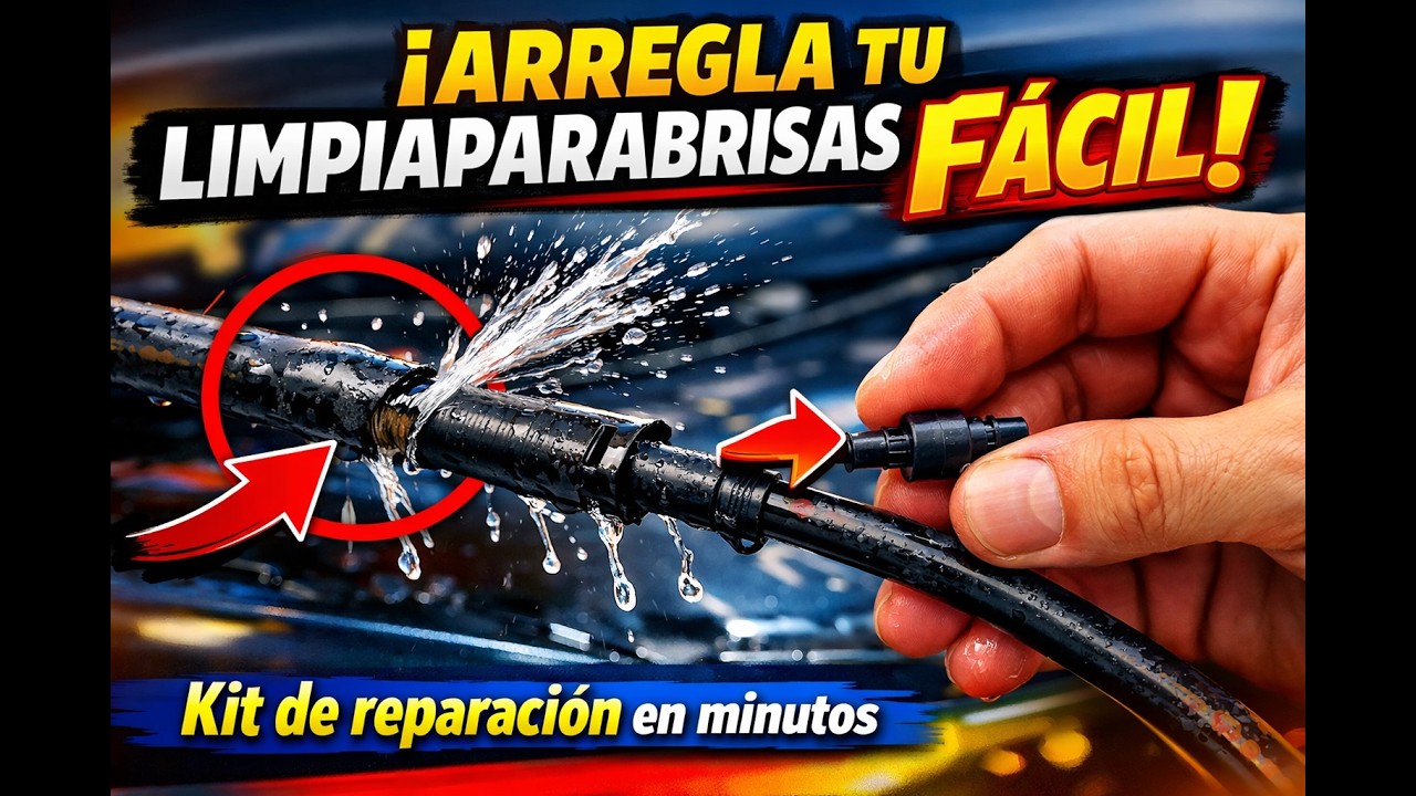 Kit Universal  reparación para Limpiaparabrisas de Camper autocaravana o coche.