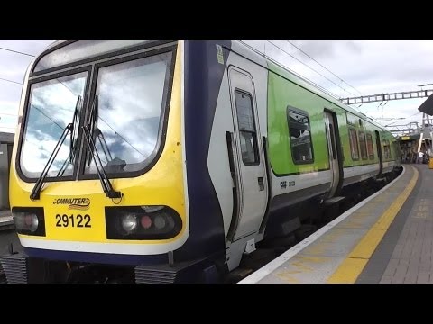 29000 Class DMU Commuter Train number 29122 - Connolly Station, Dublin
