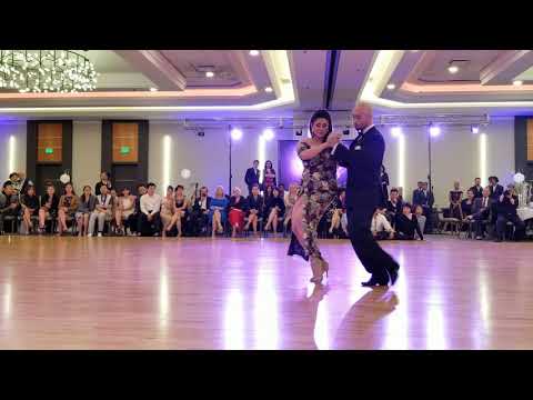 María Inés Bogado and Orlando Reyes Ibarra - performance at Nora's tango week on 7/6/2019 (2 of 2)