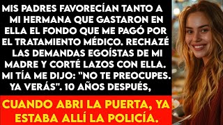 Mis padres favorecían tanto a mi hermana que gastaron mi fondo de tratamiento en ella,
