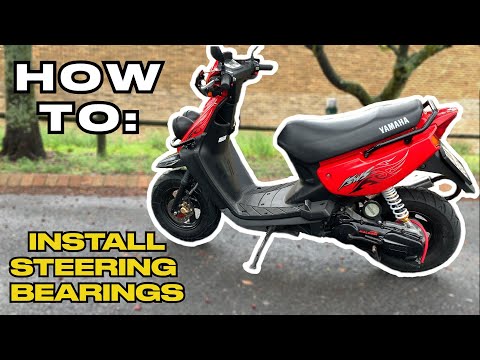 HOW TO: Install STEERING BEARINGS on your YAMAHA BWS 100cc