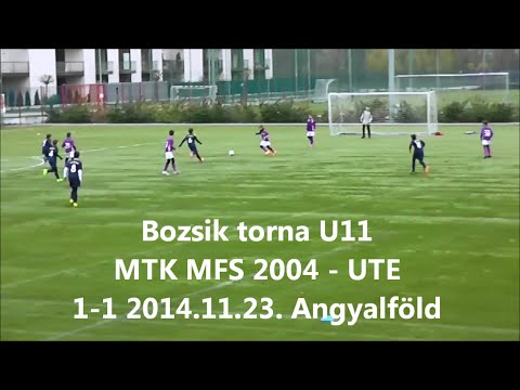 Bozsik torna U11 MTK MFS 2004 - UTE 1-1 2014.11.23. Angyalföld