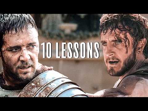 LIFE-CHANGING Stoic Lessons From Gladiator (I & II)