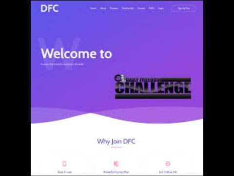 DailyFreedomChallenge DFC Рекламная площадка +  матрица вход 0 20 $ btc