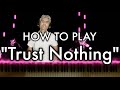 King Von - Trust Nothing PIANO TUTORIAL (ft. Moneybagg Yo) | Sheet Music | Instrumental | Karaoke