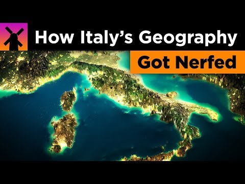 意大利的地理環境是如何被嚴重蠶食的？ (How Italy's Geography got Badly Nerfed)