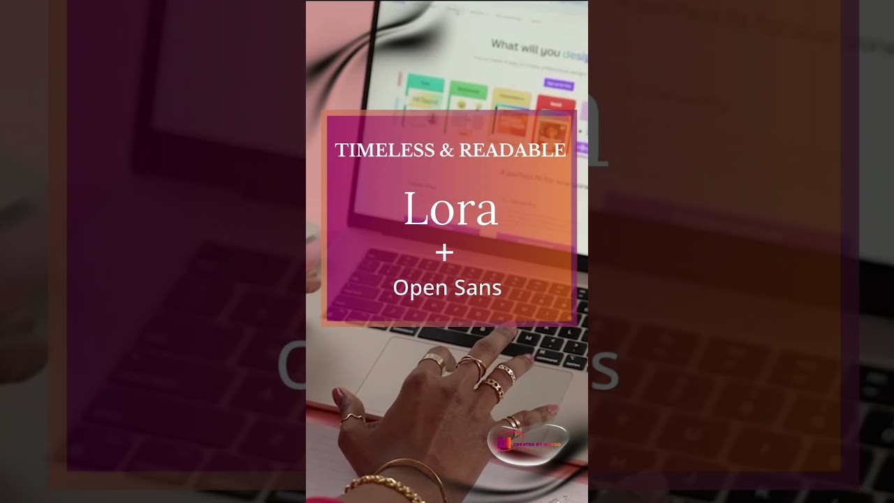 5 Professional Font Pairings That Make Designs Look Expensive #canva #design #fonts