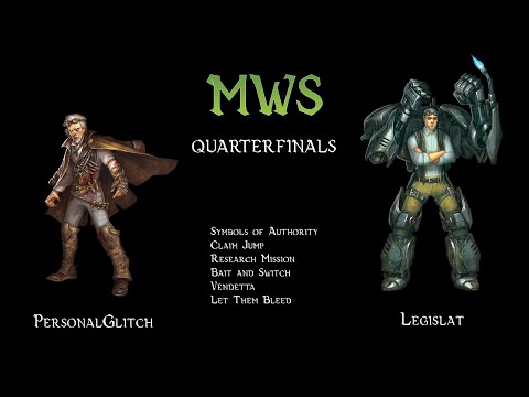 PersonalGlitch Von Schtook v Legislat Hoffman - 2021  Malifaux WS Championship Quarterfinals