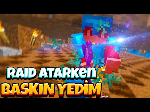 RAİD ATARKEN BASKIN YEDİM - Minecraft Craftrise The Kingdoms