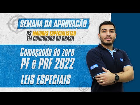 Começando do Zero PF e PRF 2022  - Leis Especiais - AlfaCon