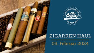 Es gib wieder was Neues im Humidor | Zigarren Haul vom 03. Februar 2024