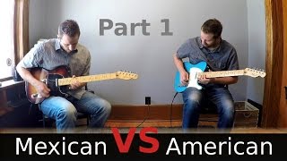 Video thumbnail for Mexican VS American Telecaster! - Part 1 by Darrell Braun Guitar