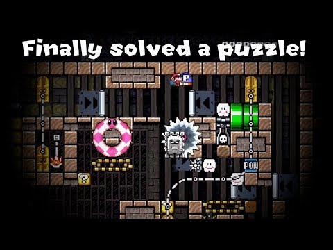 One Screen Puzzle by Tarnadas | Blind Playthrough | Super Mario Maker [Cemu]