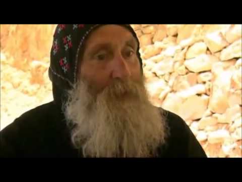 Father Lazarus shares his wisdom with a British pilgrim