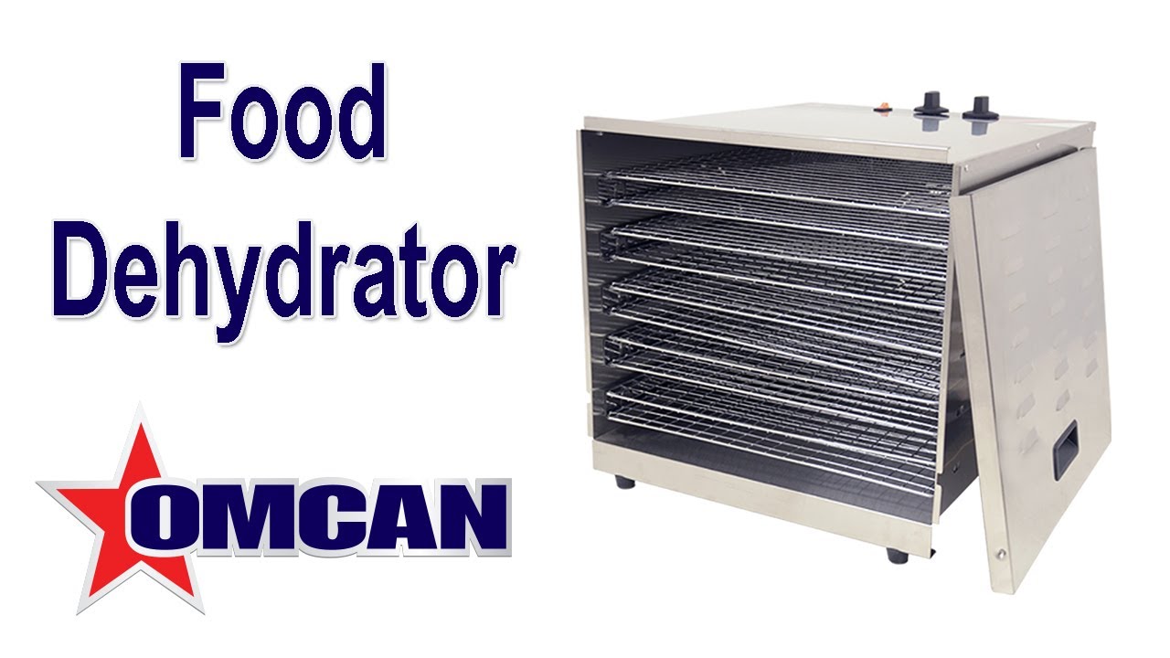 Video thumbnail for Stainless Steel Food Dehydrator with 10 Racks