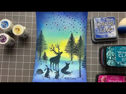 Friends and Fireworks by Karen Telfer - A Lavinia Stamps Tutorial