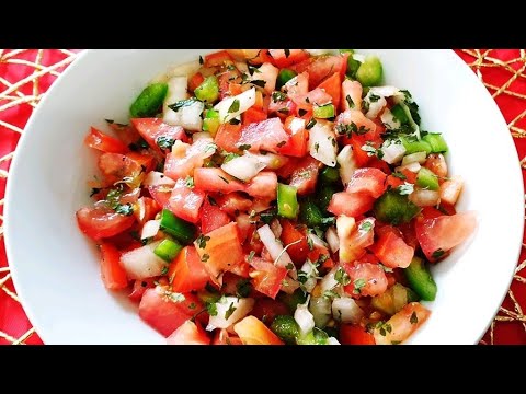 Spicy chunky salsa recipe/How to make salsa/Salsa/The best salad for braai/Salsa salad
