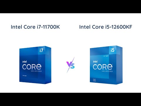 Intel Core i7-11700K vs i5-12600KF Processors Comparison
