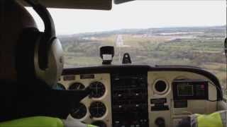 preview picture of video 'Cessna 172 Take-off from Sturgate Airfield landing at Leeds Bradford Airport'