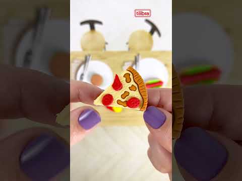 Vídeo do produto Borracha Lancheira Foods - Pote com 4 unidades