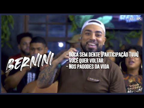 Bernini - Boca sem dente (Participação Tuia) / Você quer voltar / Nos pagodes da vida (Ao Vivo)