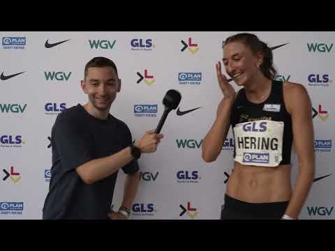 Christina Hering und Majtie Kolberg nach den 800m Vorläufen
