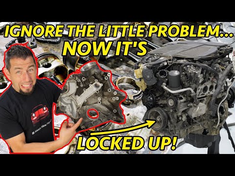 CRAZY FAILURE! How Someone Ruined The Most Reliable Modern Mercedes Engine. 3.5L M276 V6 Teardown.