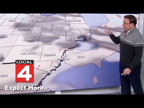 Metro Detroit weather forecast Jan. 4, 2026 -- 7:45 a.m. Update