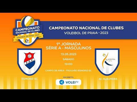 ESMORIZ GC vs AC ALBUFEIRA - 1ª JORNADA CN DE CLUBES DE VOLEIBOL DE PRAIA 2023