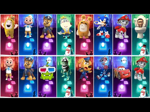 Oddbods Bubbles All Video Megamix 🆚 Baby Shark Friends 🆚 Cocomelon 🆚 Bluey Bingo 🎶 Who Will Win?