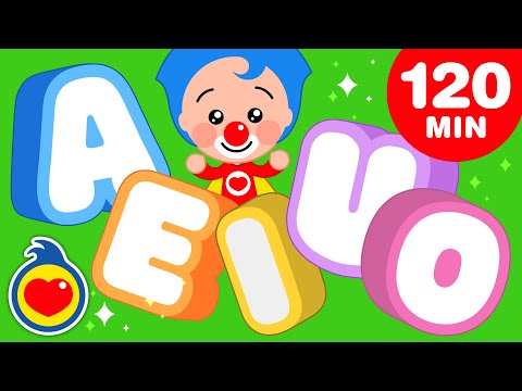 Las Vocales - Aprende con Las Mejores Canciones Infantiles y Juegos Educativos (120 Min) | Plim Plim