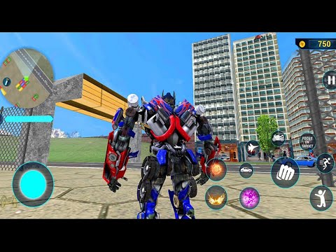 Optimus Prime Multiple Transformation Jet Robot Car Game 2020 - Android Gameplay FHD