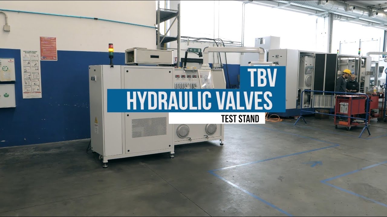 TBV Hydraulic valves test bench