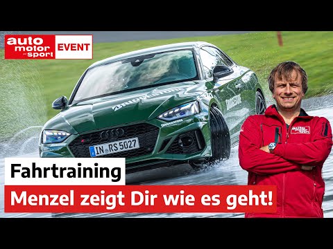 Menzel zeigt Dir wie es geht: Ein Tag Fahrsicherheitstraining am Nürburgring | auto motor und sport