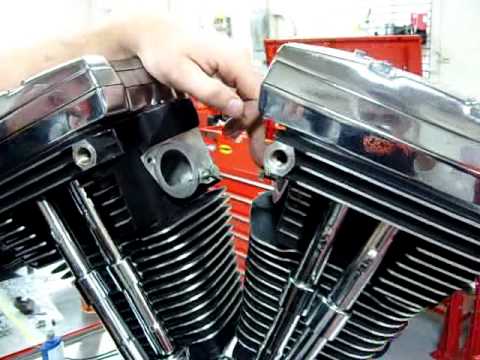 Part 11 How to install an intake manifold on Harley Davidson EVO S&S Jims Revtech